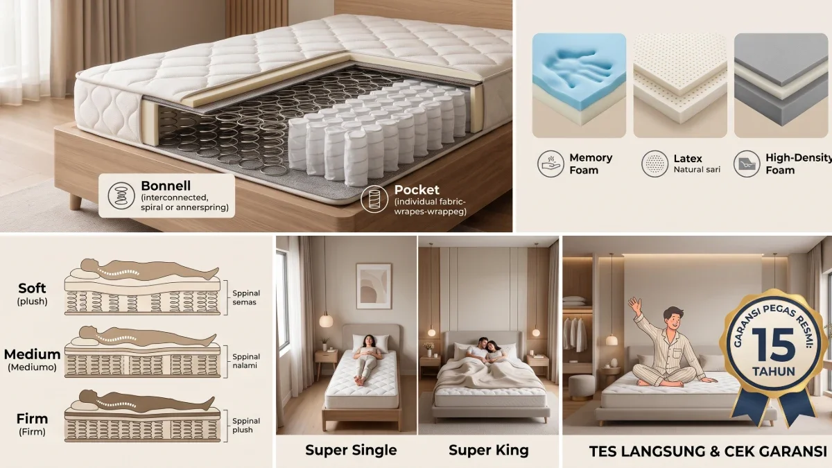 5 Tips Memilih Springbed Terbaik untuk Kualitas Tidur Maksimal