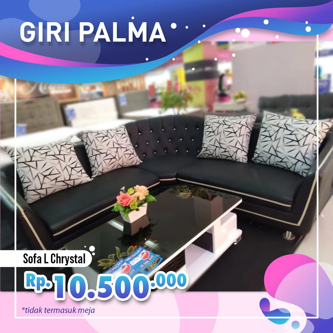 SOFA L CHRYSTAL