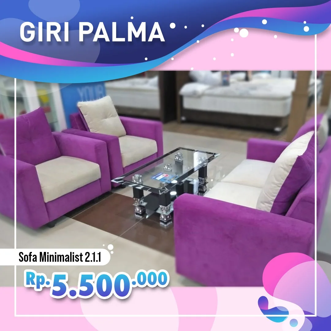 SOFA MINIMALIST 2 1 1