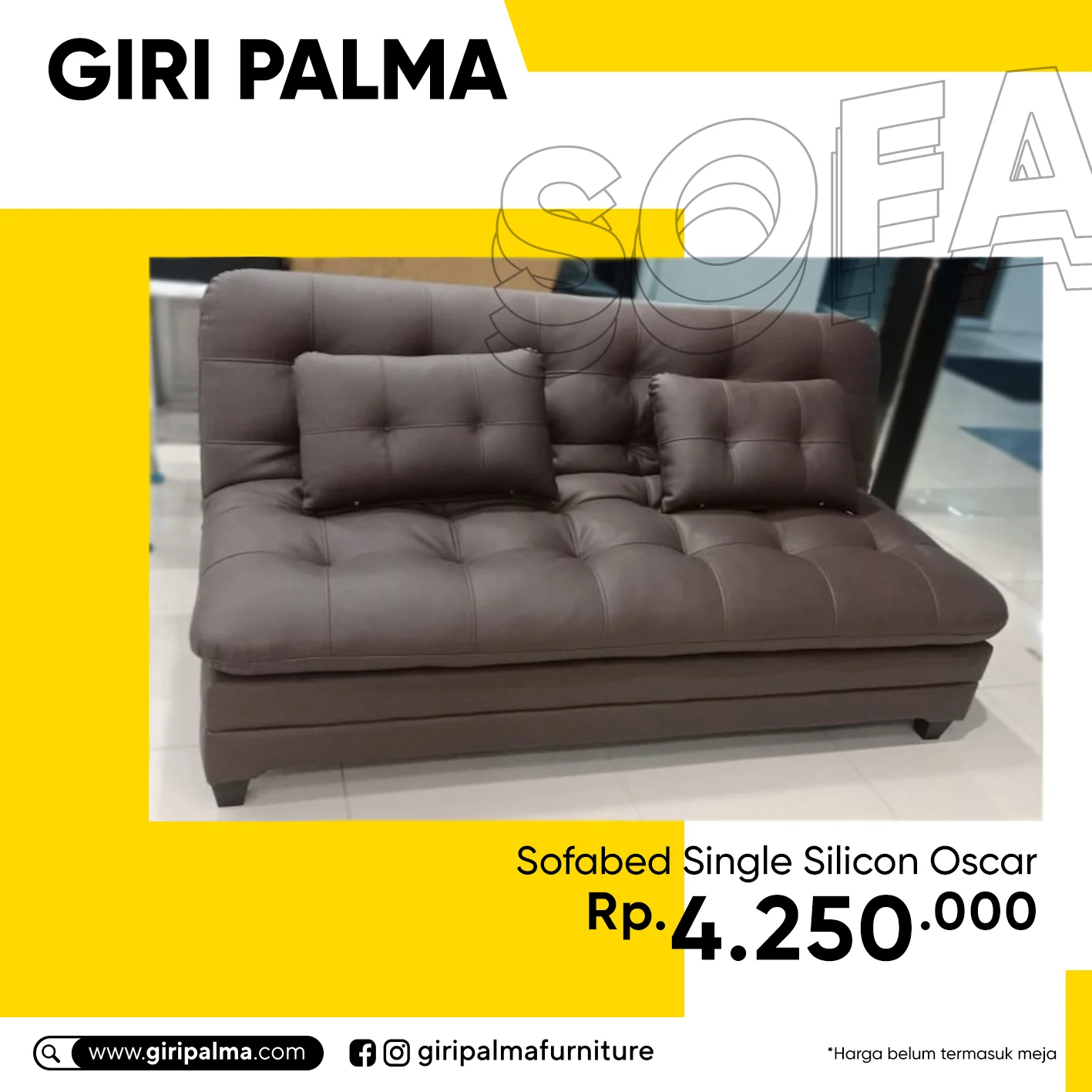 Sofabed Single Silicon Osc